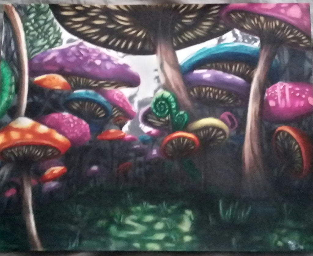Mushroom Forest Print