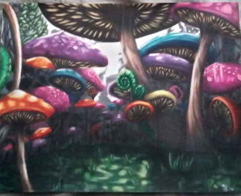 Mushroom Forest Print
